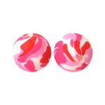 Load image into Gallery viewer, Water Transfer Printing 15mm Silicone Round Beads